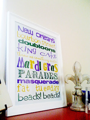 mardi gras subway art