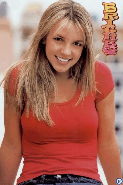 Britney Spears Pic of the Day: Britney Spears - Red Shirt 1999