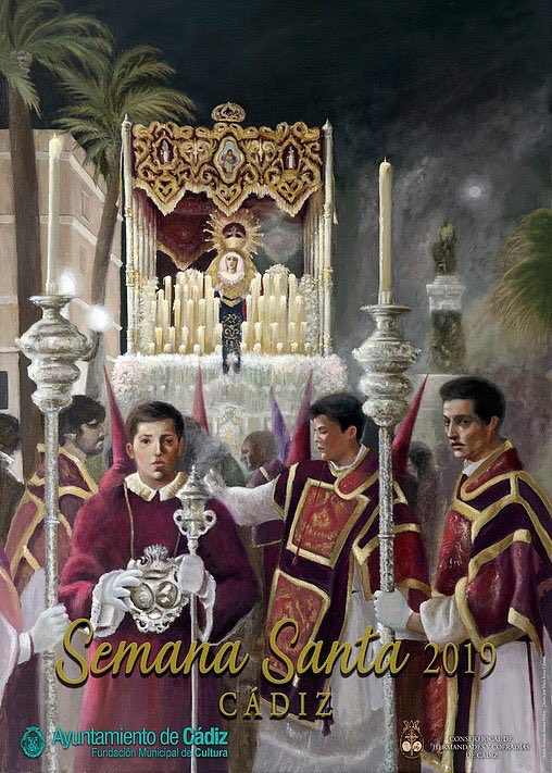 Cartel anunciador de la Semana Santa de Cádiz 2019 Cartel anunciador de la Semana Santa de Cádiz 2019