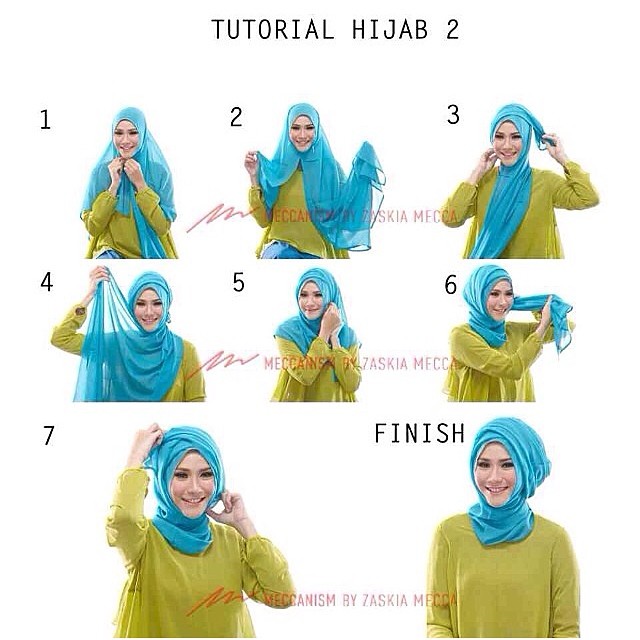 Model jilbab turban yang nyaman digunakan
