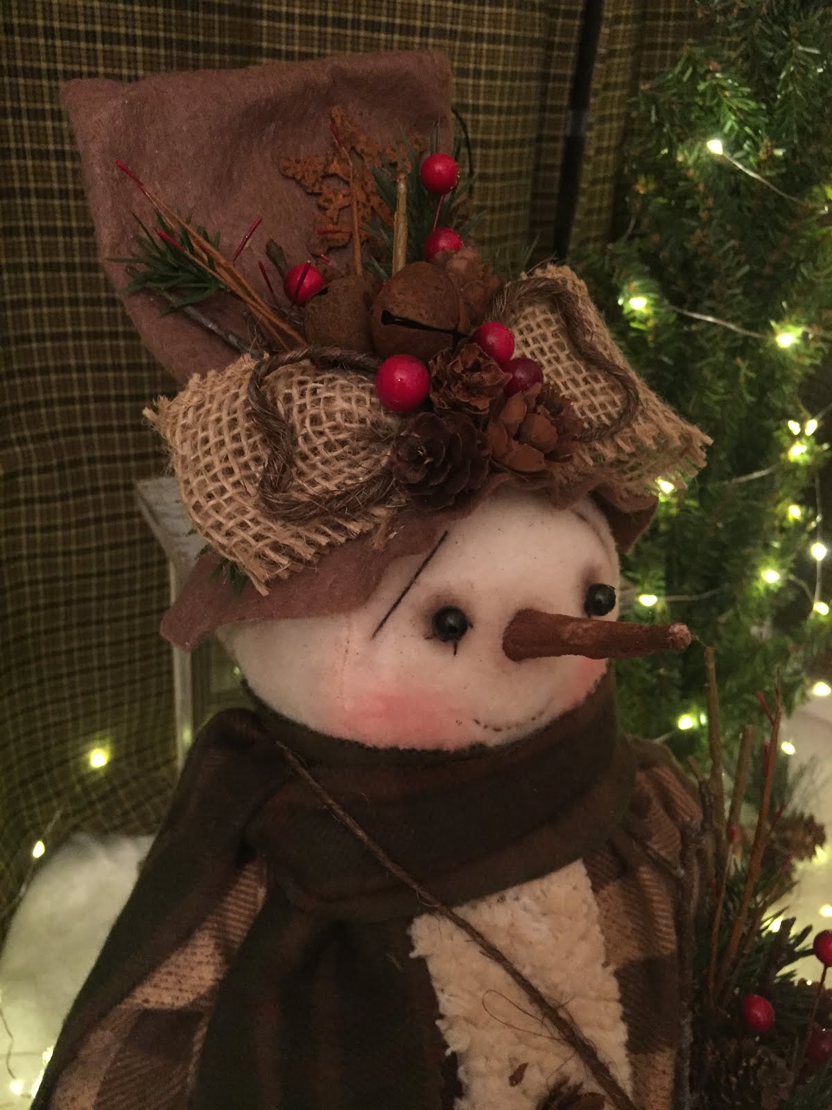 Rustic Forest Snowman
