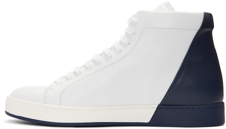 The Great Divide: Jil Sander Mid-Top Sneakers | SHOEOGRAPHY