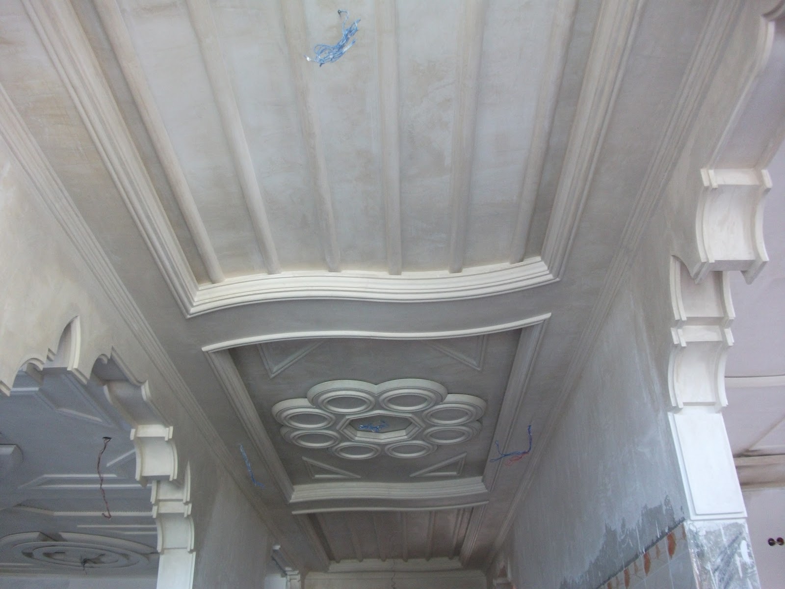 platre Faux plafond plâtre couloir