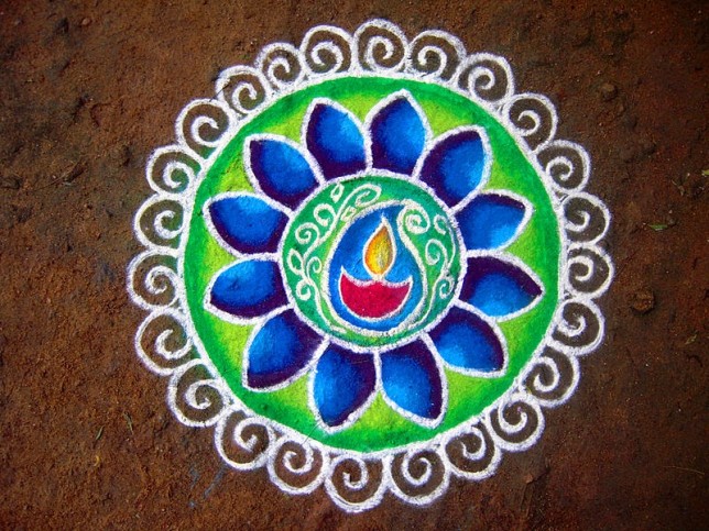 New Latest and Simple Happy Diwali Rangoli Design Images Free Download for  Diwali 2020