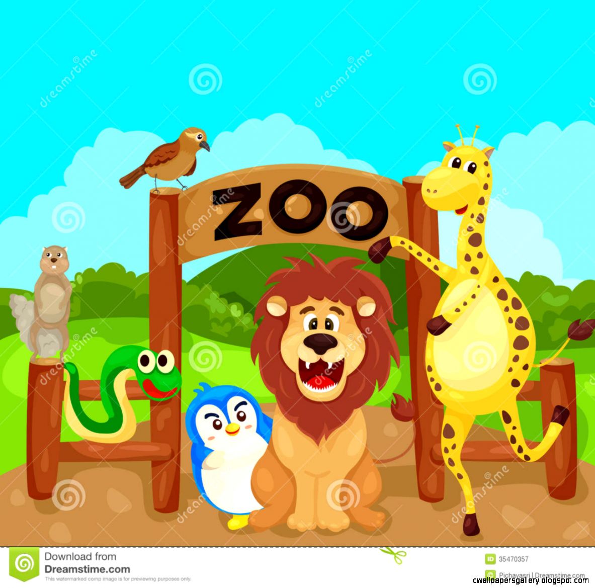 zoo background clipart - photo #18