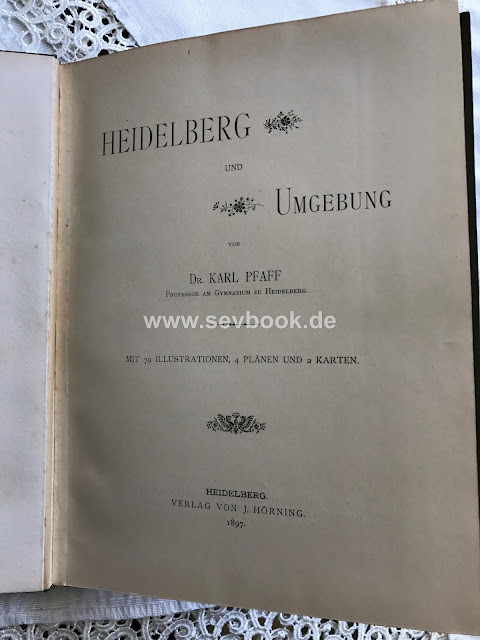 Heidelberg und Umgebung von Dr. Karl Pfaff, 1897