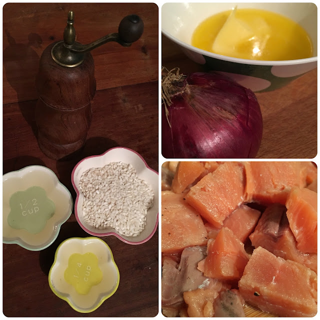 Simple Slow Cooker Salmon and Rice recipe crockpot