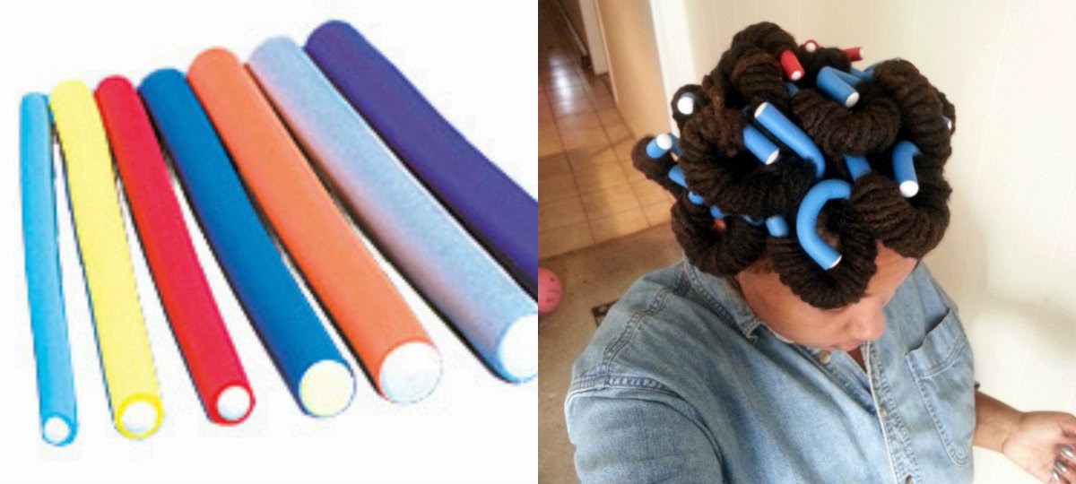 flexi rods or natural hair