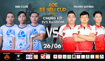 AoE Bé Yêu Cup 2020 | Vòng Chung Kết 3vs3 Random | Máy Hehe | 26-06-2020