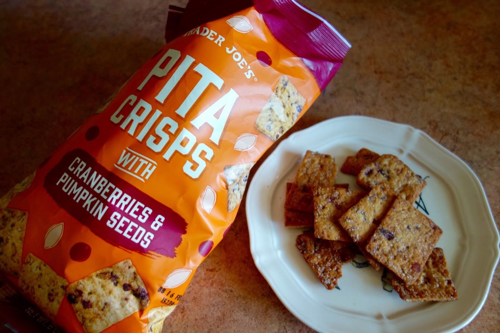Trader Joe's Pita Crisps with Cranberries & Pumpkin Seeds