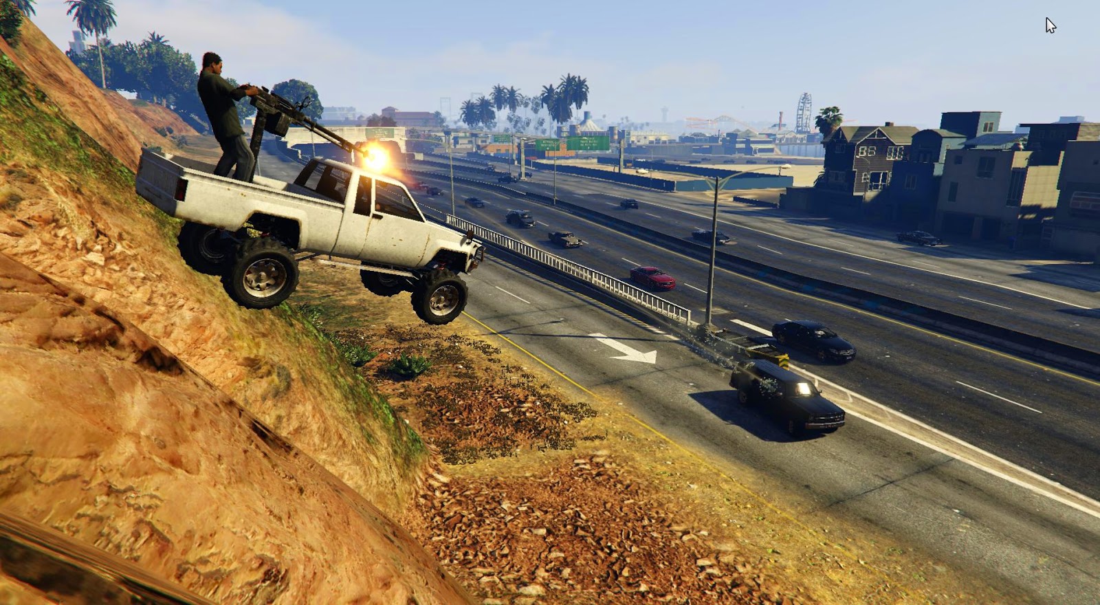 GTA X Scripting JulioNIB mods GTA V PC Lamar Gunner script mod