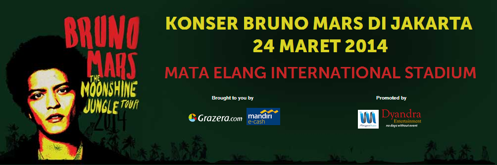 Konser Bruno Mars Live in Jakarta 24 March 2014