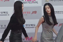 뒷정리 전문 아이돌 아이린.GIF