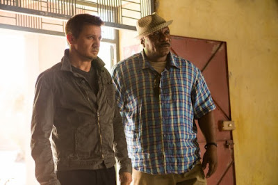 Jeremy Renner and Ving Rhames in Mission Impossible Rogue Nation