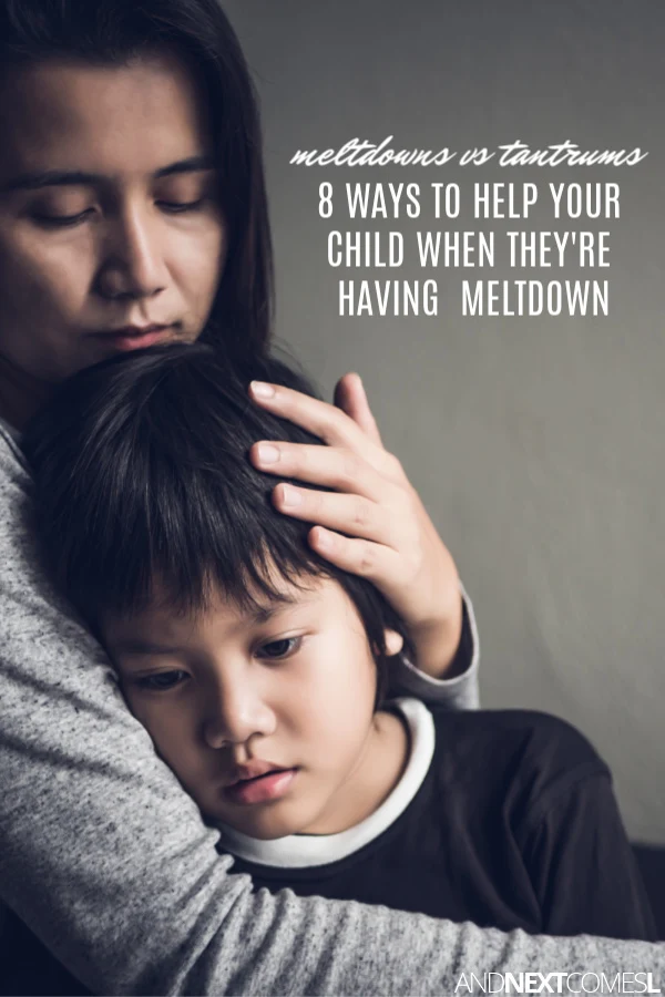 What is a meltdown? How is it different from a tantrum?