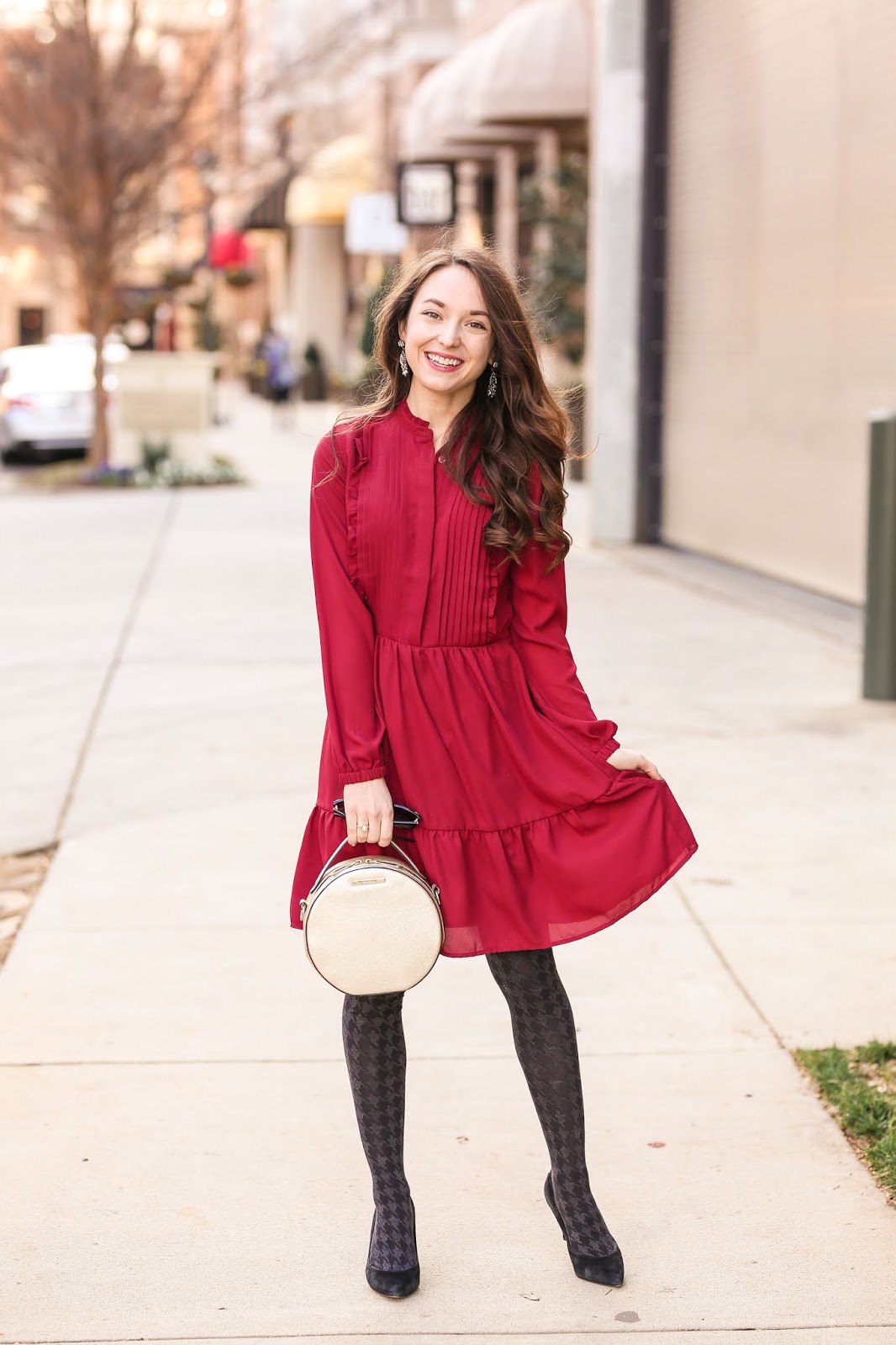A Work Appropriate Valentine's Day Dress | Caralina Style