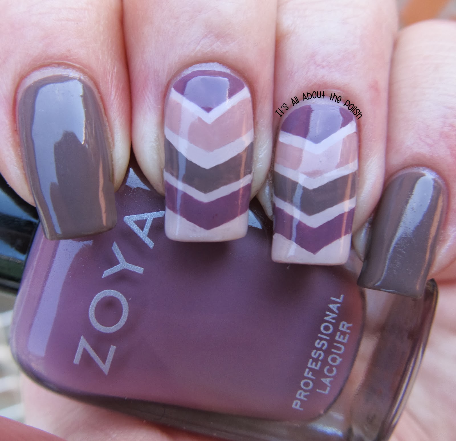 It's all about the polish: Zoya Neutrals Nail Design