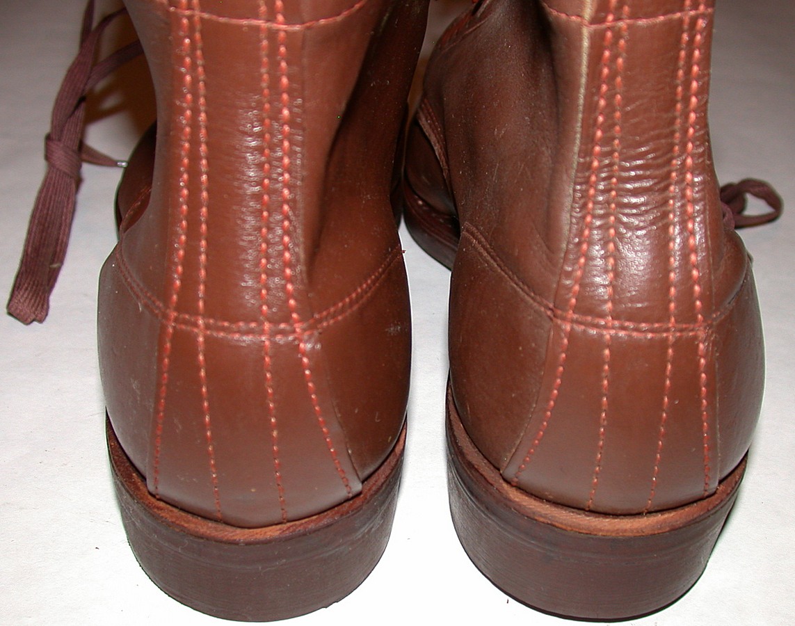 1940's Horsehide Wolverine 1000 Mile Boots Rivet Head