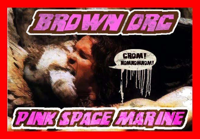 brown orc pink space marine