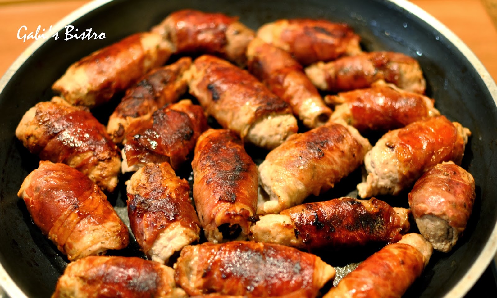 Gabi's Bistro: Mini stuffed pork roulades