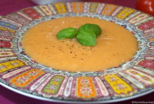 Receta Crema de tomate y pepino HortoGourmet