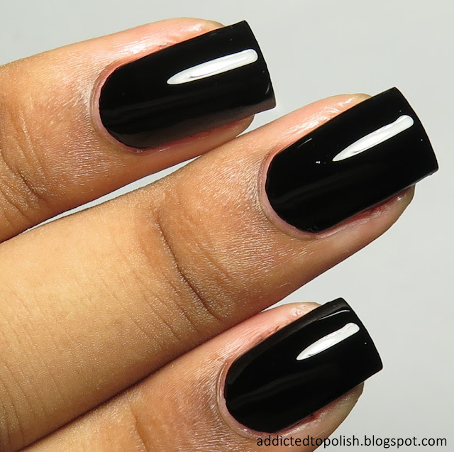 look nail color black