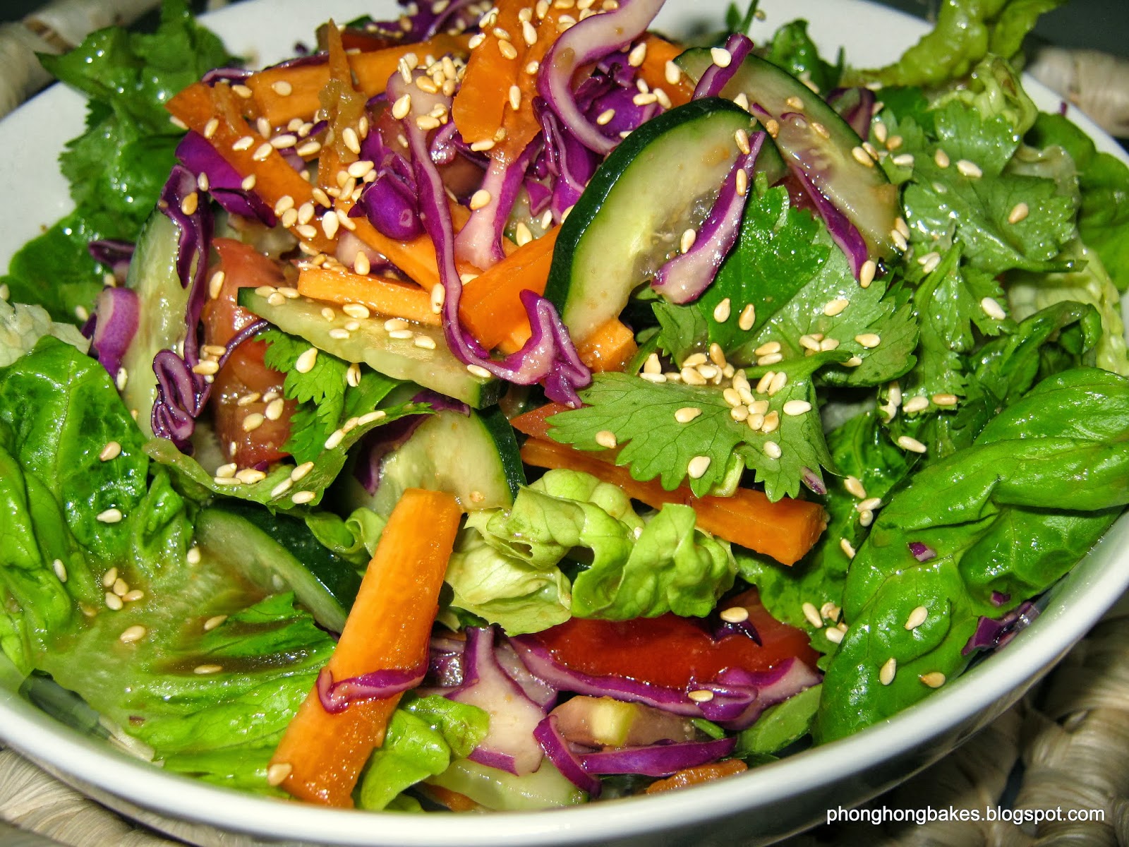 Phong Hong Bakes and Cooks! Miso Honey Salad Dressing