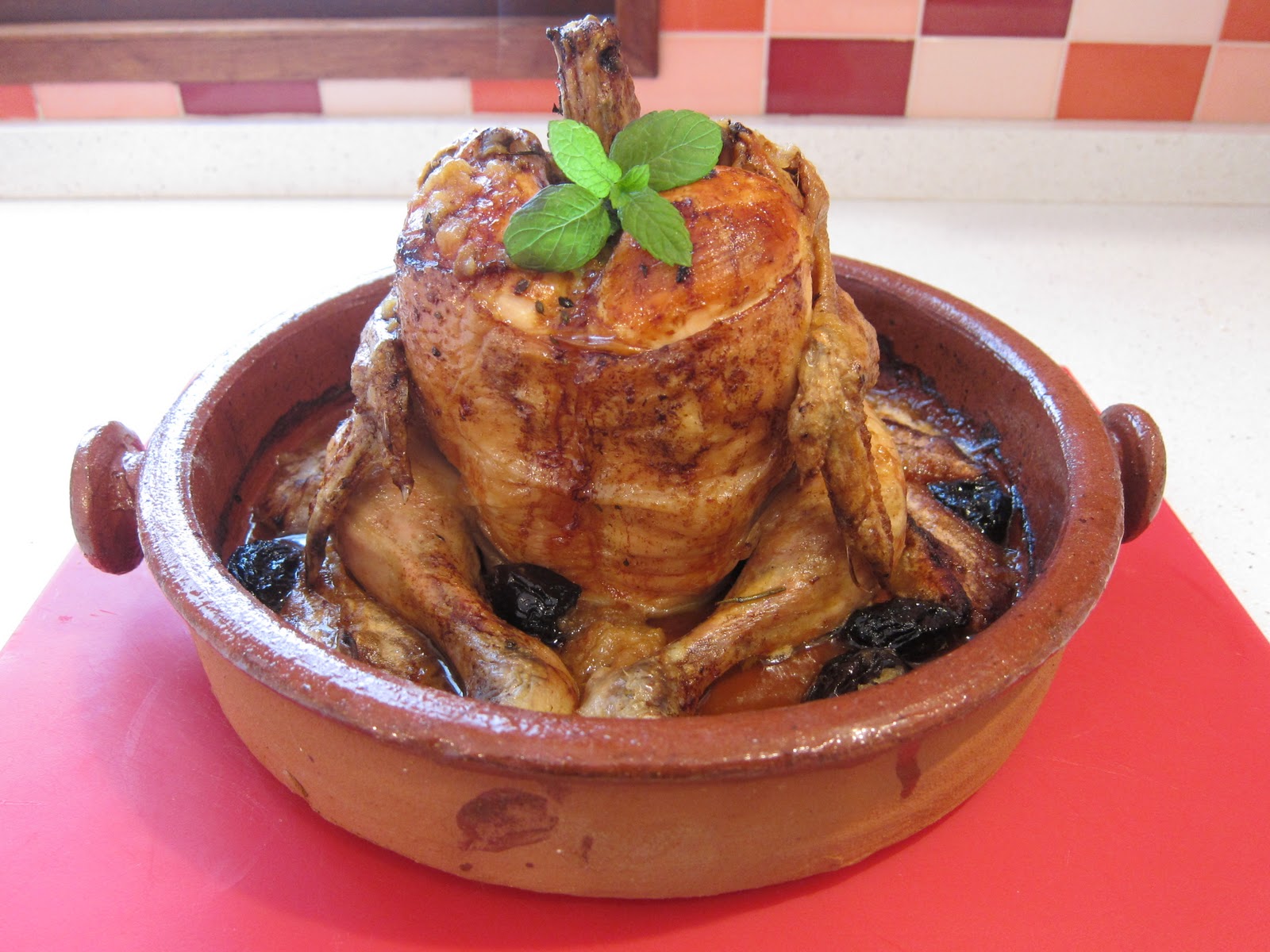 Cazuela de barro para el 