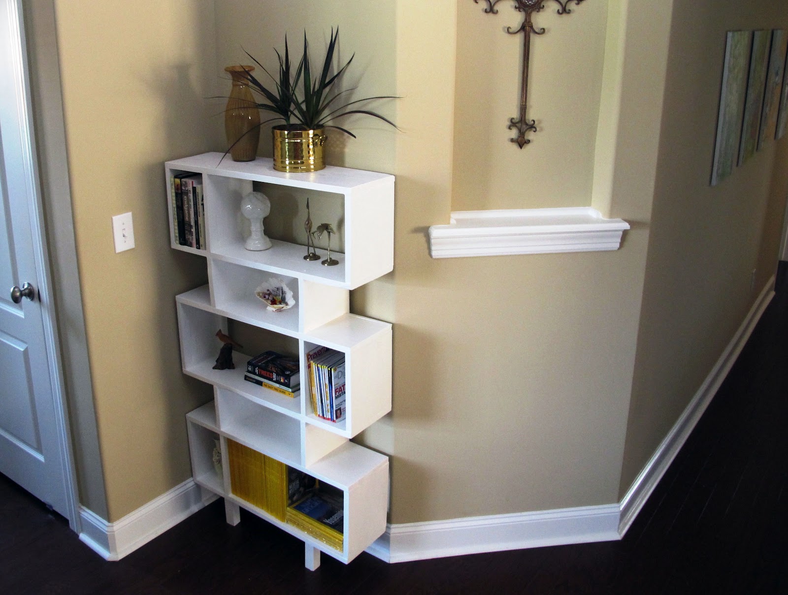 Lazy Liz on Less Simple Modern Shelf