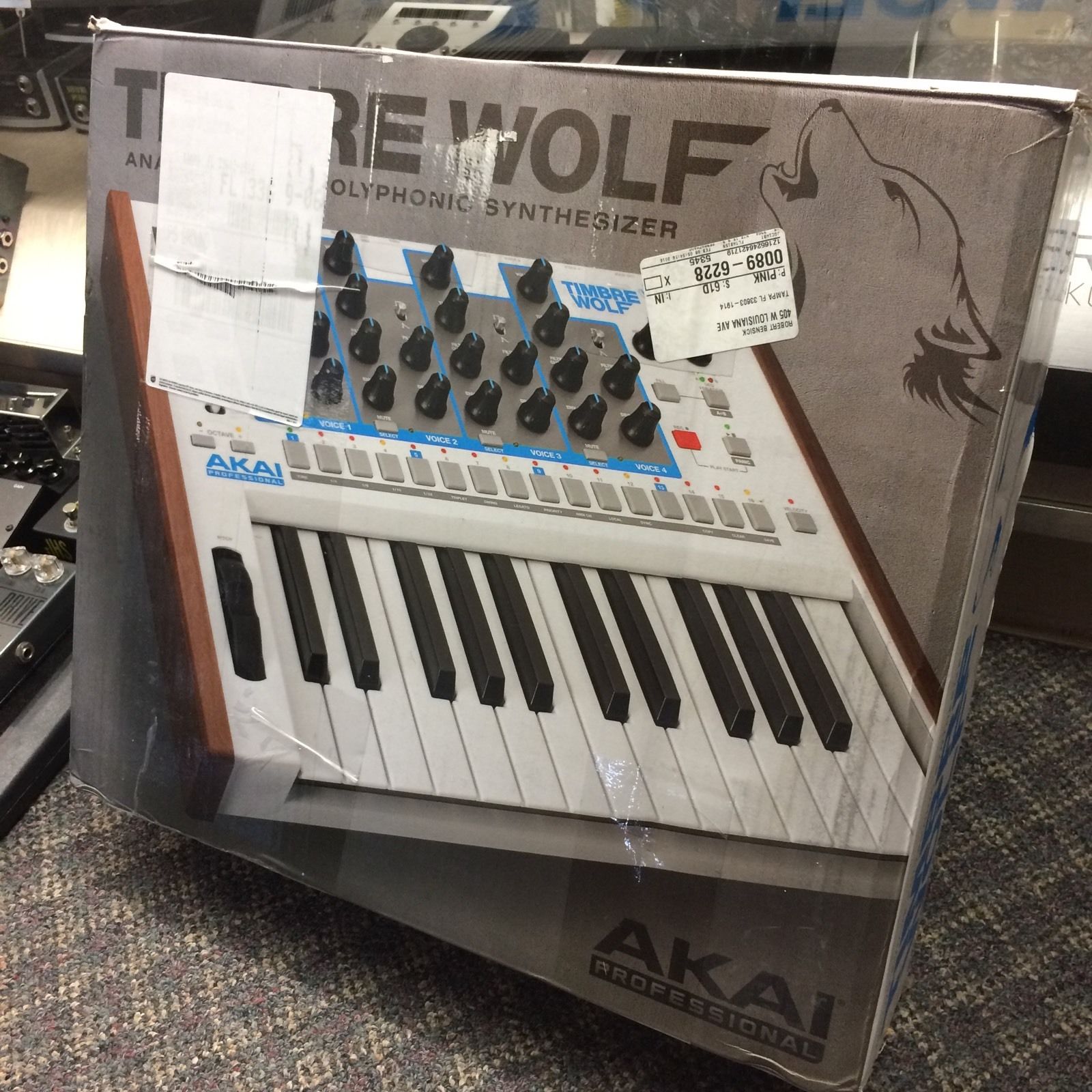 MATRIXSYNTH Akai Timbre Wolf Analog Synthesizer with Original Box