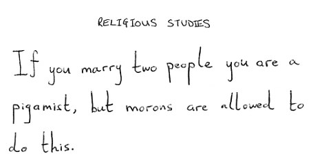 andrew's blog: Funny kid's exam answers
