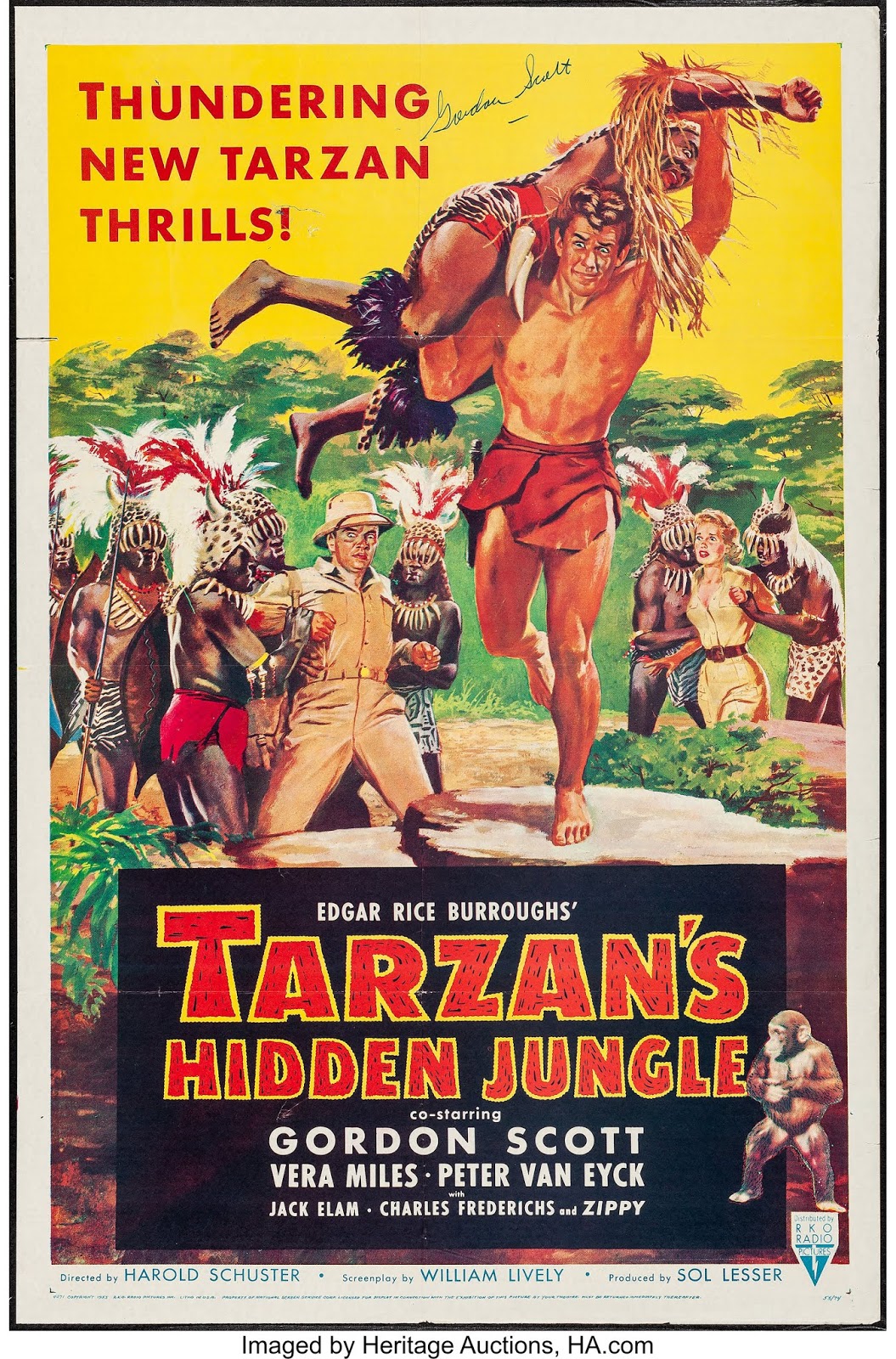 Vintage Tarzan movie posters