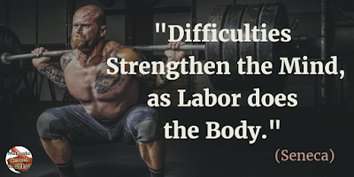 71 Quotes About Life Being Hard But Getting Through It: "Difficulties strengthen the mind, as labor does the body." - Seneca
