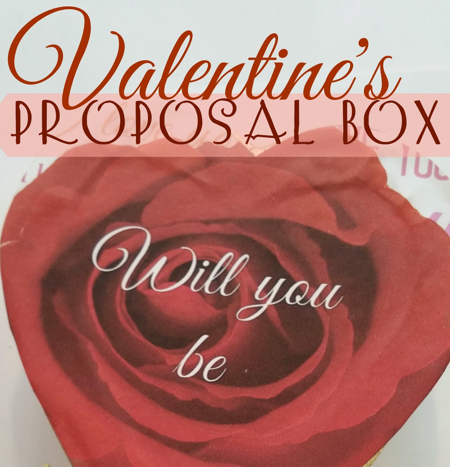 Valentine's Day Proposal Box Redo It Yourself Inspirations