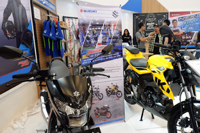 Satria dan GSX Series di GIIAS 2018 Satria dan GSX Series di GIIAS 2018