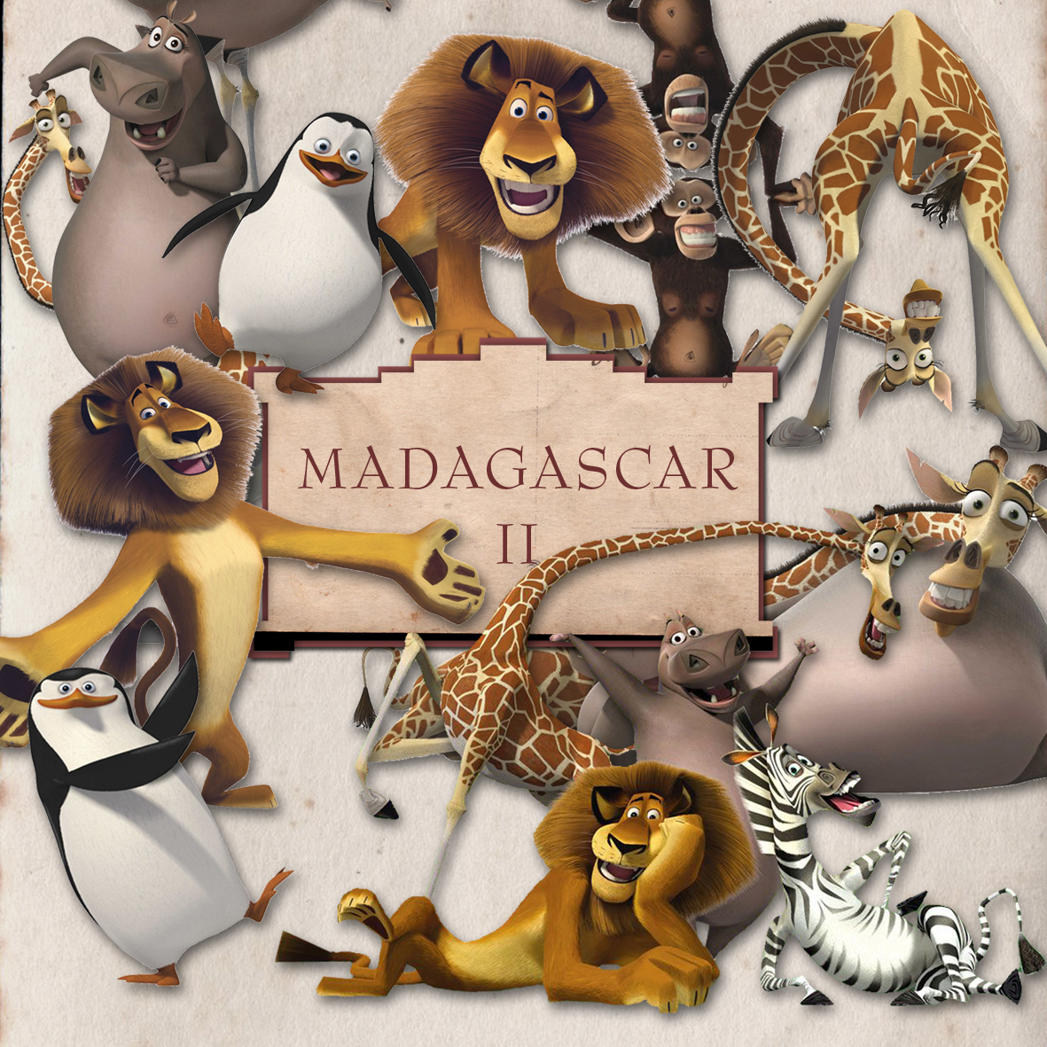 Герои мадагаскара имена с картинками