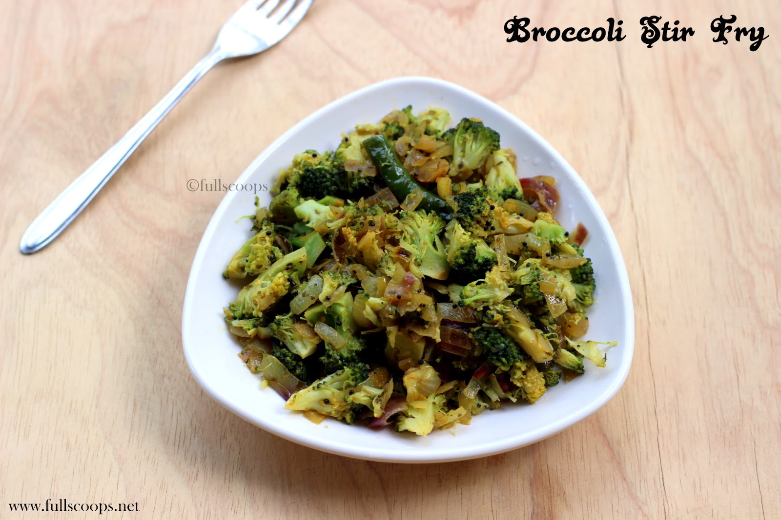 Broccoli Stir Fry Broccoli Poriyal Full Scoops A food blog with
