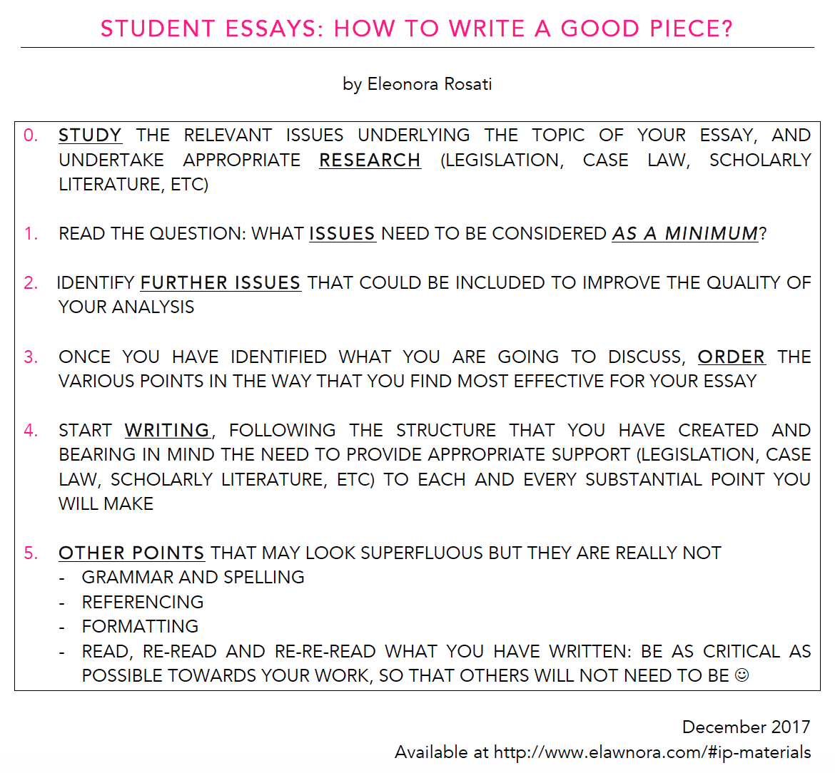 student essays how to write a good piece the ipkat scholarly essays