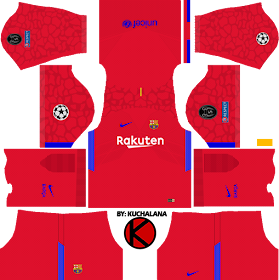 Barcelona Nike Kits 2017/2018 - Dream League Soccer