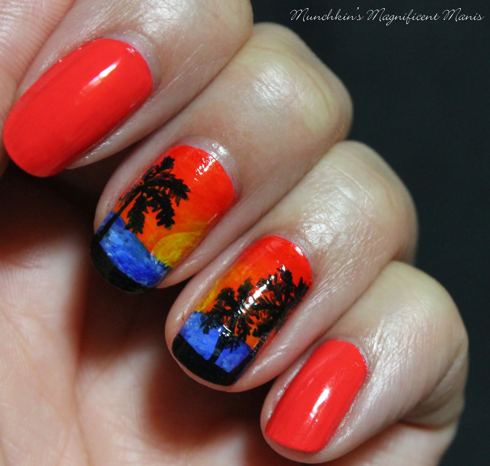 Munchkins Magnificent Manis: Tropical Sunset