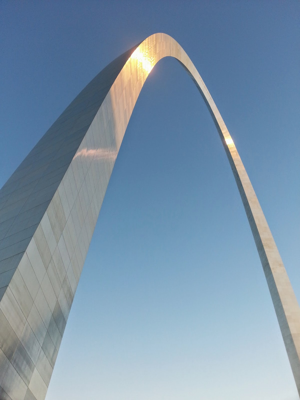 Our St. Louis Bucket List 1 The Gateway Arch at Sunset