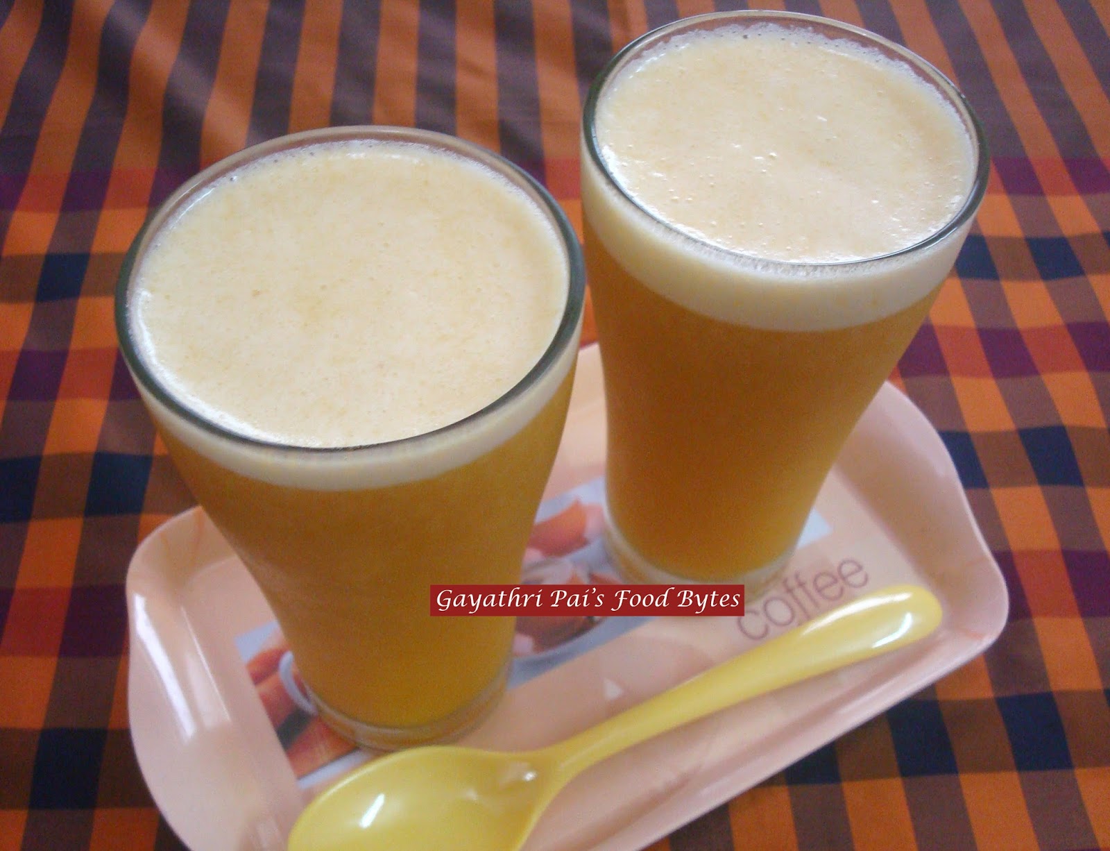 Gayathri Pai's Food Bytes Chilled Pineapple Mosambi Juice