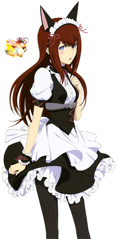 Makise Kurisu Render Maid