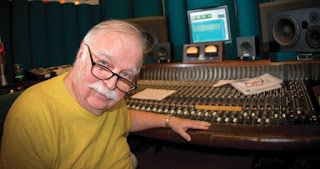 Bruce Swedien at his Harrison console image