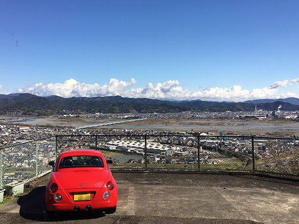 静岡県島田市にある静岡屈指の絶景が楽しめるレストラン『カンサー』からの眺め