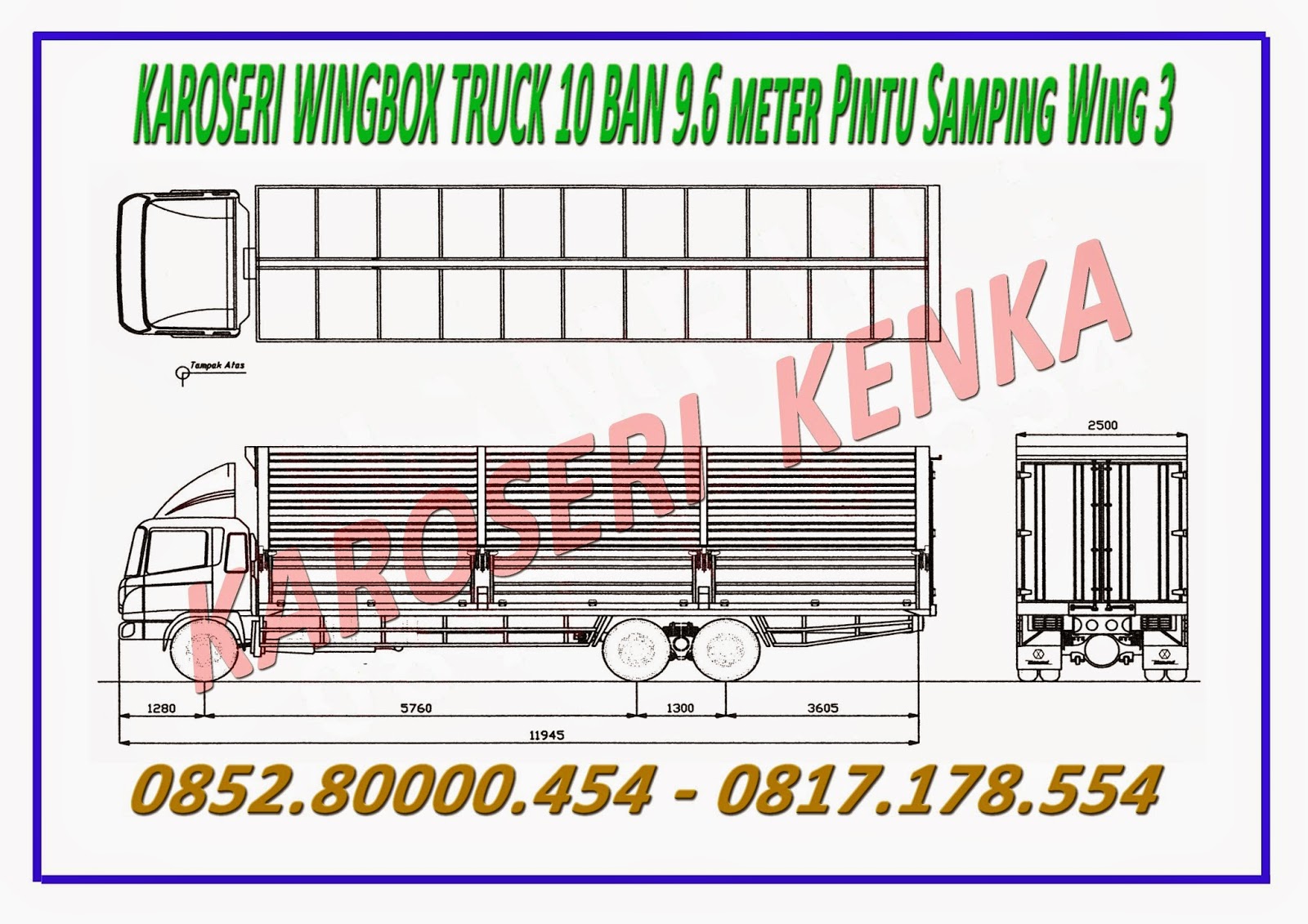 KAROSERI TRUCK WINGBOX \u0026gt;\u0026gt; KAROSERI KENKA