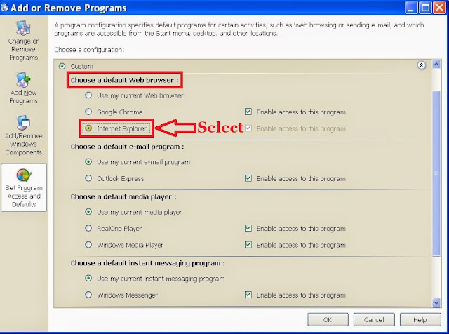 How to Set Internet Explorer as the Default Browser in Windows XP How to Set Internet Explorer as the Default Browser in Windows XP