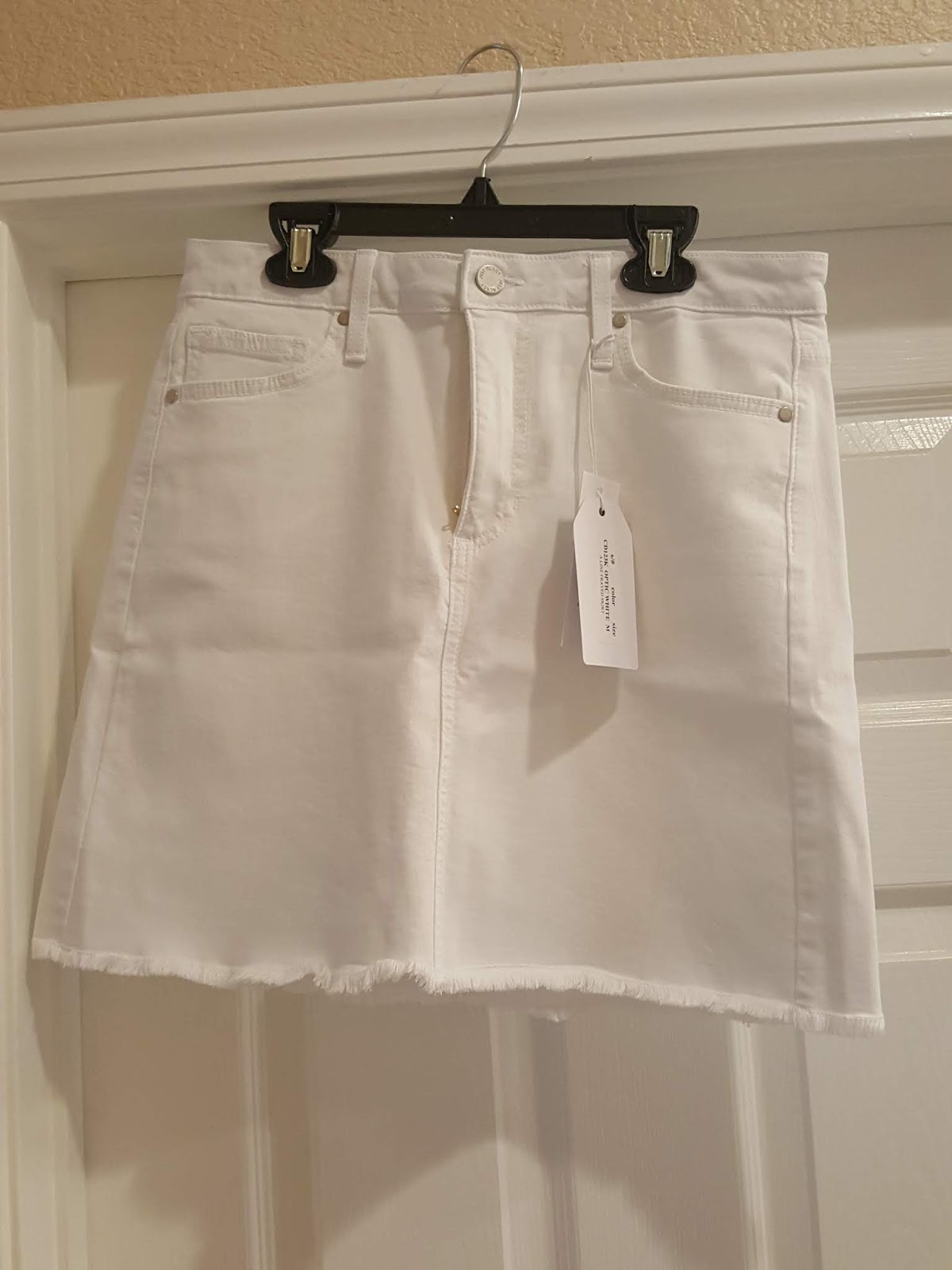 just black tatiana denim skirt