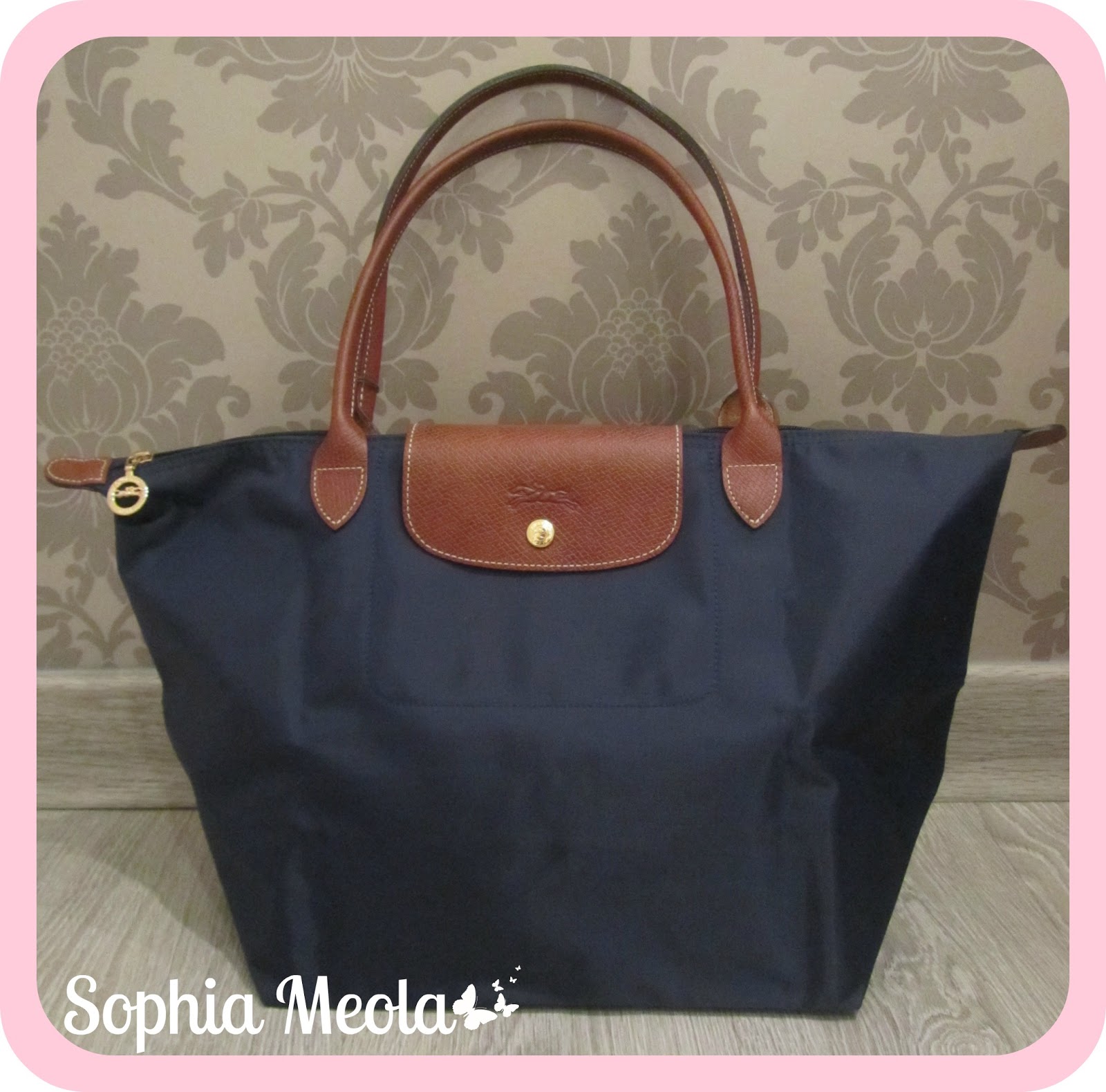 My Longchamp Le Pliage in Navy, I opted to get the largest one with ...