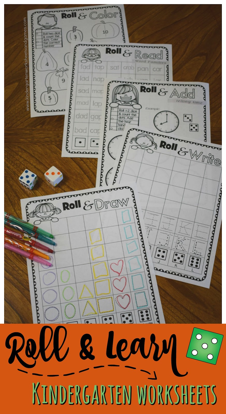 practice writing words for kindergarten
